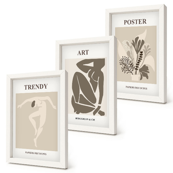 Mur de cadres Figures humaines avec des plantes par Henri Matisse
