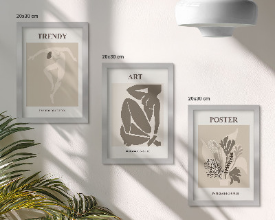 Mur de cadres Figures humaines avec des plantes par Henri Matisse