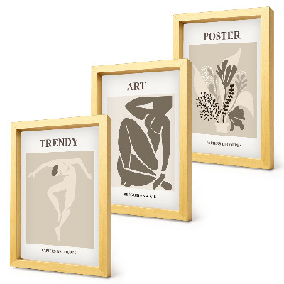 Mur de cadres Figures humaines avec des plantes par Henri Matisse