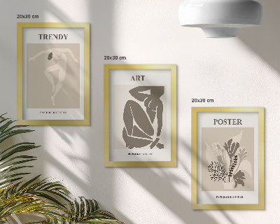 Mur de cadres Figures humaines avec des plantes par Henri Matisse