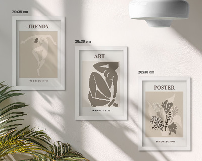Mur de cadres Figures humaines avec des plantes par Henri Matisse