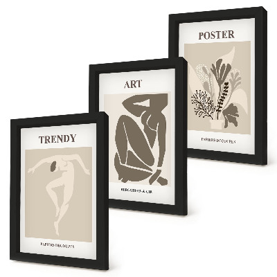 Mur de cadres Figures humaines avec des plantes par Henri Matisse