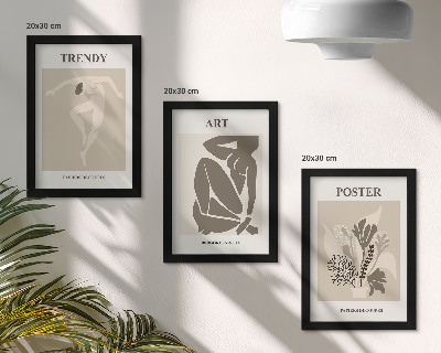 Mur de cadres Figures humaines avec des plantes par Henri Matisse