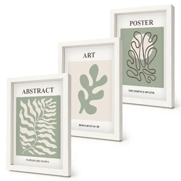 Les affiches florales d'Henri Matisse ensemble de 3 tableaux
