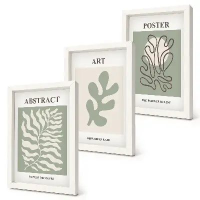 Les affiches florales d'Henri Matisse ensemble de 3 tableaux