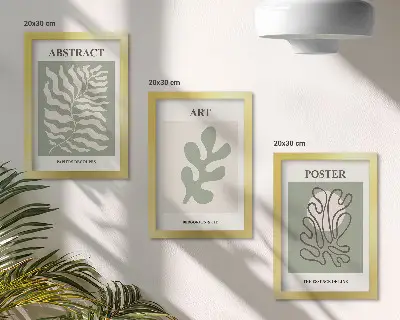 Les affiches florales d'Henri Matisse ensemble de 3 tableaux