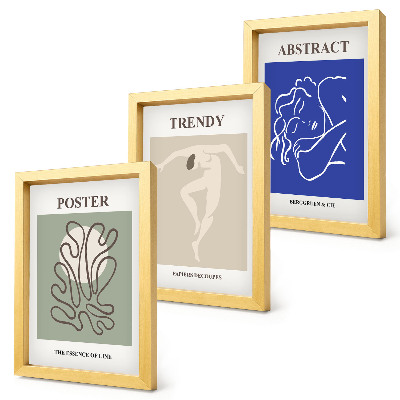 Mur de cadres Illustrations au pastel d'Henri Matisse
