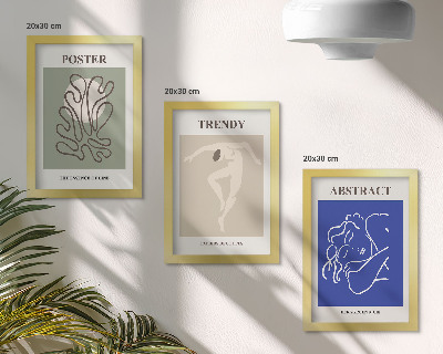 Mur de cadres Illustrations au pastel d'Henri Matisse