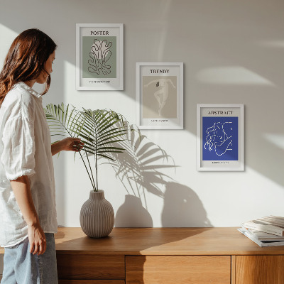Mur de cadres Illustrations au pastel d'Henri Matisse