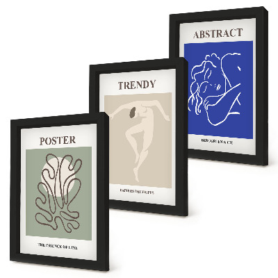 Mur de cadres Illustrations au pastel d'Henri Matisse