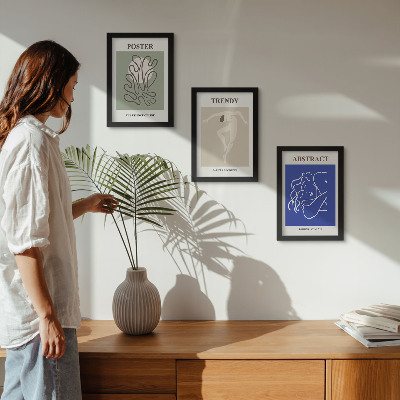 Mur de cadres Illustrations au pastel d'Henri Matisse