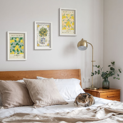 Mur de cadres Affiches italiennes sur les agrumes et les fruits