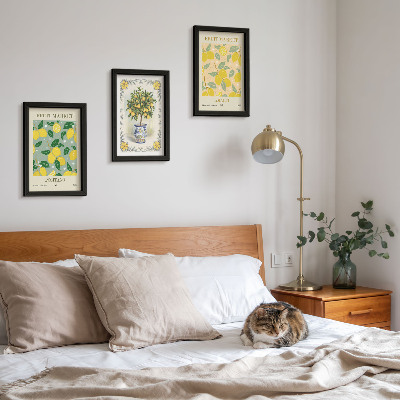Mur de cadres Affiches italiennes sur les agrumes et les fruits