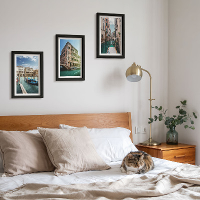 Mur de cadres Vues de Venise avec ses canaux et son architecture urbaine