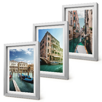 Mur de cadres Vues de Venise avec ses canaux et son architecture urbaine