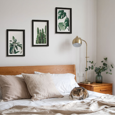 Mur de cadres Plantes d'intérieur tropicales à feuilles esthétiques