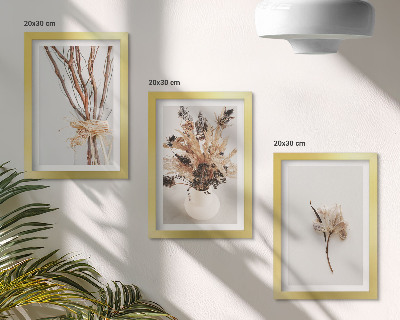 Mur de cadres Fleurs et branches dans un style nature minimaliste