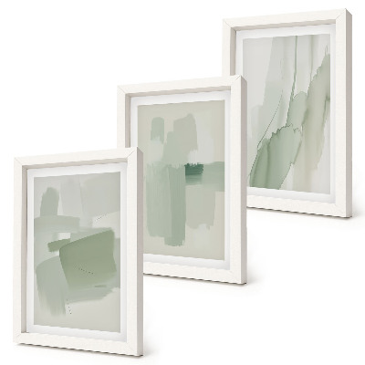 Mur de cadres Motifs abstraits de style aquarelle