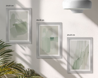 Mur de cadres Motifs abstraits de style aquarelle