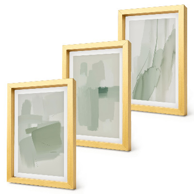 Mur de cadres Motifs abstraits de style aquarelle