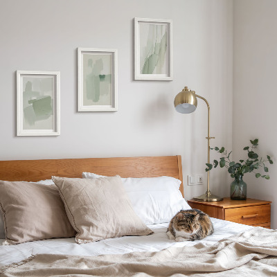 Mur de cadres Motifs abstraits de style aquarelle