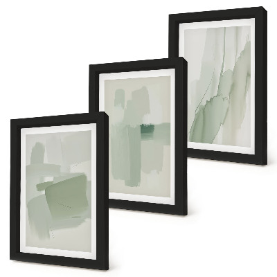 Mur de cadres Motifs abstraits de style aquarelle