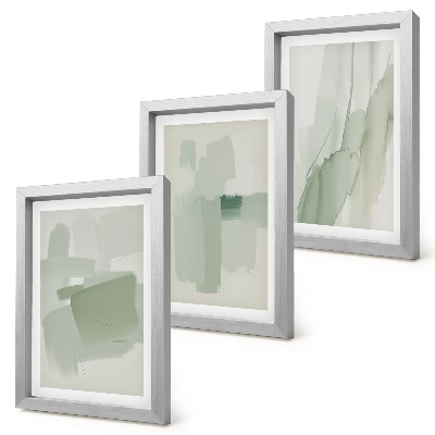 Mur de cadres Motifs abstraits de style aquarelle