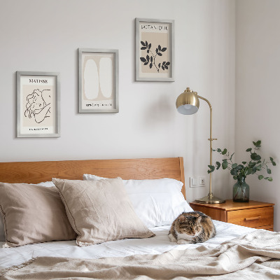 Mur de cadres Tableaux minimalistes et élégants à motifs végétaux de Matisse