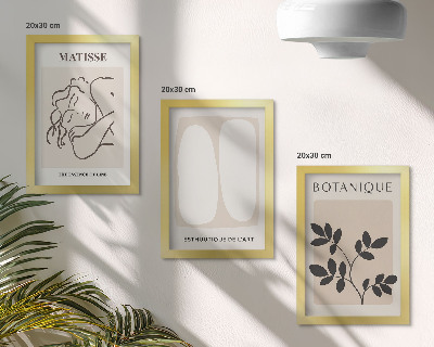 Mur de cadres Tableaux minimalistes et élégants à motifs végétaux de Matisse