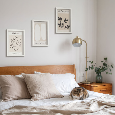Mur de cadres Tableaux minimalistes et élégants à motifs végétaux de Matisse
