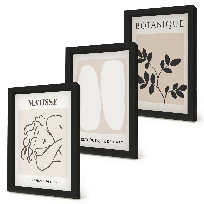 Mur de cadres Tableaux minimalistes et élégants à motifs végétaux de Matisse