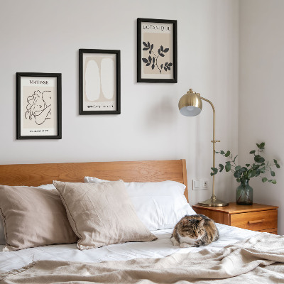 Mur de cadres Tableaux minimalistes et élégants à motifs végétaux de Matisse