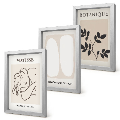 Mur de cadres Tableaux minimalistes et élégants à motifs végétaux de Matisse