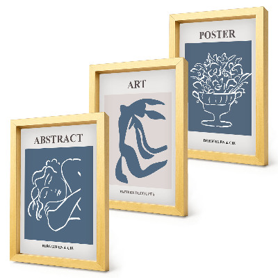 Mur de cadres Les motifs abstraits et élégants de Matisse, ornés de figures et de fleurs