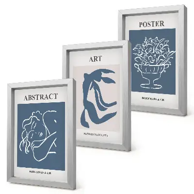 Mur de cadres motifs abstraits et élégants de Matisse ornés de figures et de fleurs