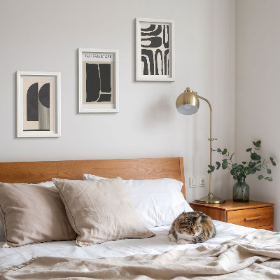 Mur de cadres Affiches minimalistes aux formes abstraites