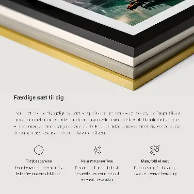 Lot de 3 tableaux motifs abstraits aux décorations bohèmes délicates