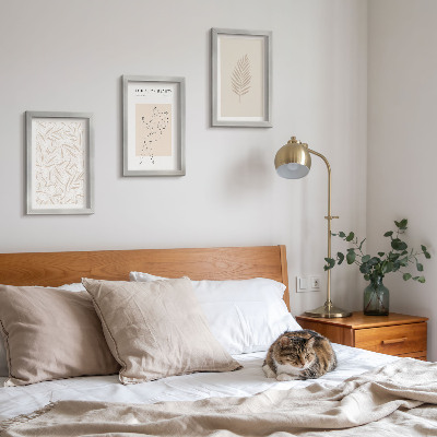 Mur de cadres Motifs botaniques minimalistes