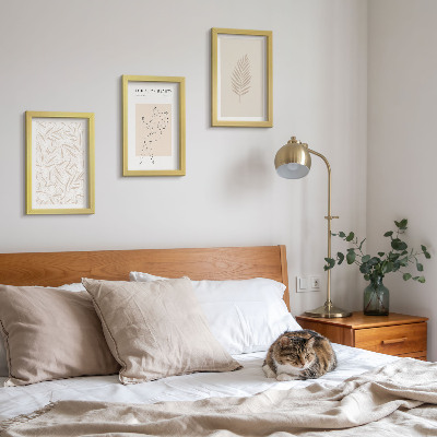 Mur de cadres Motifs botaniques minimalistes