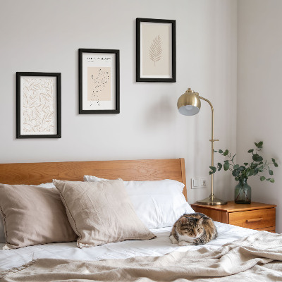Mur de cadres Motifs botaniques minimalistes