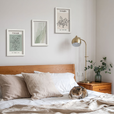 Mur de cadres Fleurs dans un vase dans un style moderne et minimaliste
