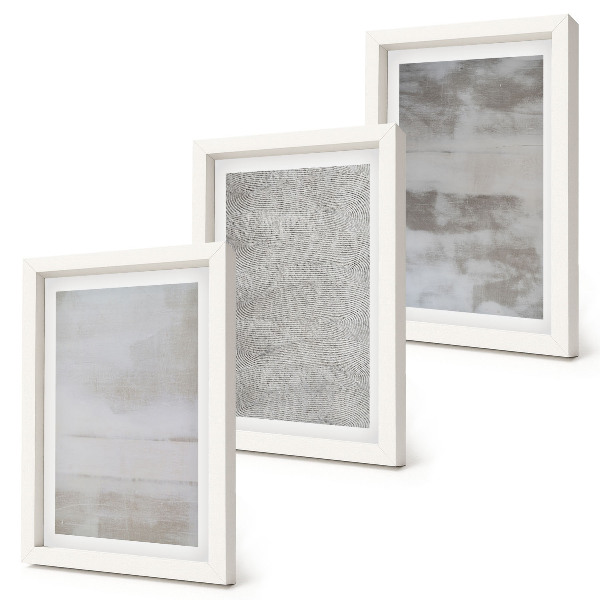 Ensemble de 3 tableaux Structures de textures modernes dans un style minimaliste