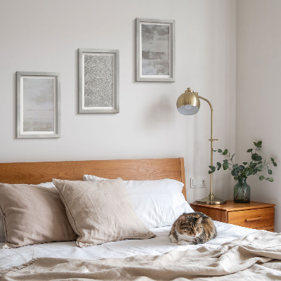 Ensemble de 3 tableaux Structures de textures modernes dans un style minimaliste