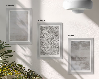 Ensemble de 3 tableaux Structures de textures modernes dans un style minimaliste