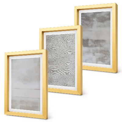 Ensemble de 3 tableaux Structures de textures modernes dans un style minimaliste