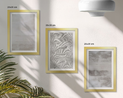 Ensemble de 3 tableaux Structures de textures modernes dans un style minimaliste