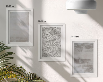 Ensemble de 3 tableaux Structures de textures modernes dans un style minimaliste