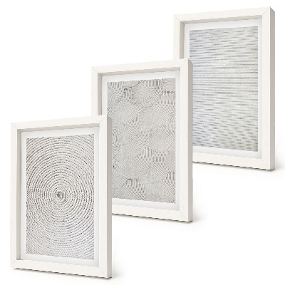 Mur de cadres Motifs géométriques modernes en carton