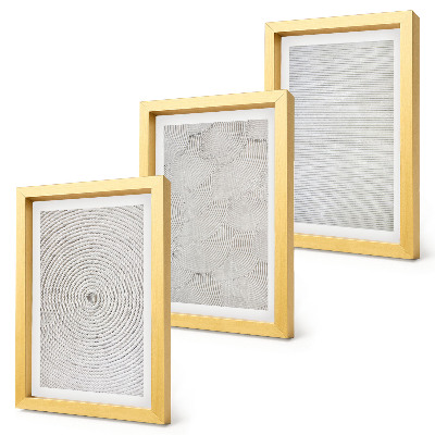 Mur de cadres Motifs géométriques modernes en carton