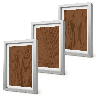 Mur de cadres Minimalisme de la texture de l'écorce d'arbre à motif de bois